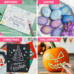 Yangmei Outline Glitter Markers, Teen Girl Gifts Trendy Stuff, Art Supplies for Kids 6-8 9-12, Crafts for Girls 8-12, 12 Self Outline Metallic Markers, Gift for 4-12 Year Old Girls Birthday Gift