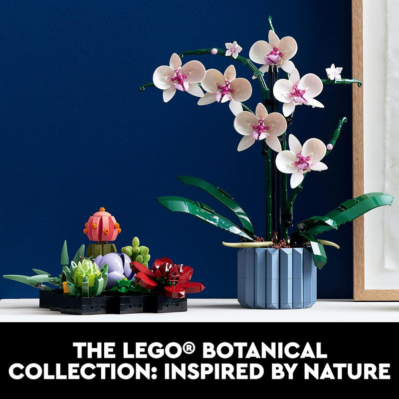 lego botanicals orchid 10311 artificial flowers building set for home decoration adults 18+