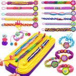DDAI Arts and Crafts for Kids Age 8-12 Friendship Bracelet Making Kit for Girls - Best Birthday Gifts Ideas for Girl 7 9 10 11 Year Old - Popular Bracelets String Maker Toys Set