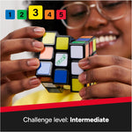 Rubik's Re-Cube 3x3 Cube Made with 100% Recycled Plastic, Color-Matching Puzzle for Ages 8 & Up