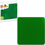 LEGO DUPLO Green Building Plate - 1.5+ Years Learning Toy for Toddlers and Preschool Kids, 10460 Green Base Plate