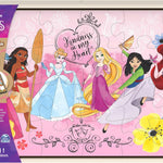 Disney Princess Puzzles: 7-Pack of Jigsaw Puzzles, 12-24 Pieces, Featuring Ariel, Tiana, Rapunzel, and More