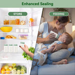 10oz Breastmilk Storage Bottle, Compatible with Momcozy Milk Cooler 22oz & Spectra Pumps, BPA-Free Wide-Neck Collection Bottles for Pumping & Fridge, Breastfeeding Essentials, 4PCS