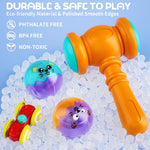 2-in-1 Rolling Ball & Car Ramp Toy for Toddlers, Interactive STEM Learning Playset with Sensor Lights