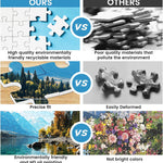 VOLUVOLU 500 Piece Puzzle for Adults, Jigsaw Puzzle,Glacier Park Jigsaw Puzzles 500 Pieces Birthday Party for Family Adults Funny Puzzle