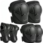Kids Protective Gear Set, Knee and Elbow Pads with Wrist Guards for Ages 3-8 Year Toddler