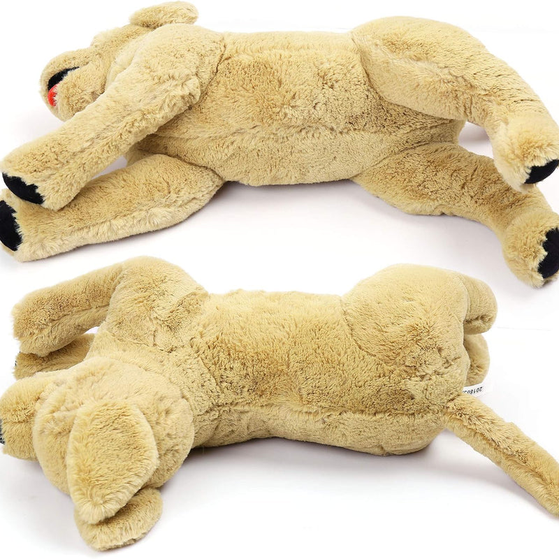 LotFancy Dog Stuffed Animals Plush, 21" Soft Cuddly Golden Retriever Plush Toys, Large Stuffed Dog, Puppy Dog Stuffed Animals, Easter Birthday Gift for Kids Girls Boys