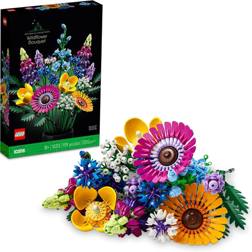 LEGO Botanicals Artificial Wildflower Bouquet Building Set for Home Decoration, Adults Ages 18+ - 10313
