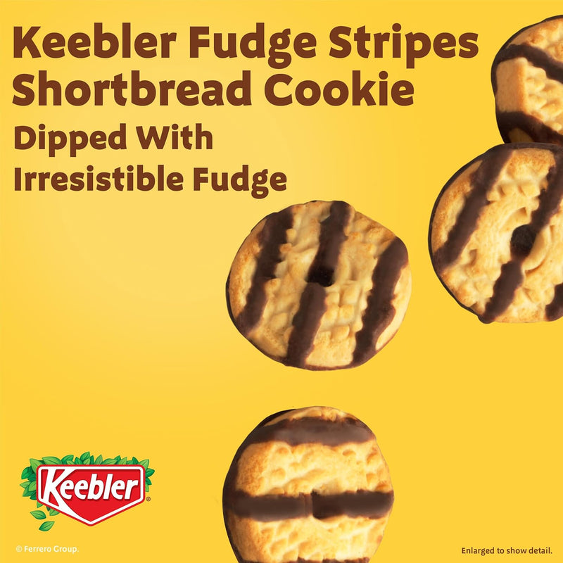 Keebler Sweet & Salty Variety Pack, 30-Count Box, Includes Keebler Chips Deluxe, Fudge Stripes, Utz mini Pretzels and Cheese Balls, 31 oz