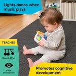 Baby Einstein Take Along Tunes Musical Toy for Baby, Ages 3 Months +, 5.0"H x 4.8"W x 1.1"L