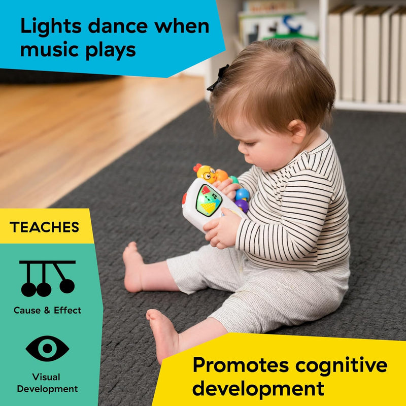 Baby Einstein Take Along Tunes Musical Toy for Baby, Ages 3 Months +, 5.0"H x 4.8"W x 1.1"L