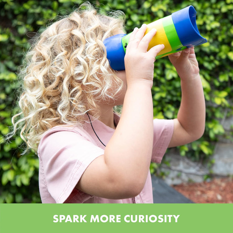 Educational Insights GeoSafari Kidnoculars - Lightweight, 2x Magnification Binoculars for Kids Ages 4-8