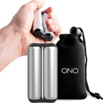 ONO Roller - Handheld Fidget Toy for Adults | Help Relieve Stress, Anxiety, Tension | Promotes Focus, Clarity | Compact, Portable Design (Black, Junior Size - ABS Plastic)