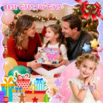 Friendship Bracelet Making Kit for Girls Toys Crafts for Kids Ages 5-12 | 5 6 7 8 9 10 11 Year Old Girl Birthday Gifts Girls Craft Toys Age 5-12, Kids Jewelry Making Kit with Charm (Butterfly&Flower)