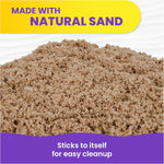 Amazon Exclusive Kinetic Beach Sand, 3.25lbs, Moldable and Sensory Toy for Kids Ages 3 and Up