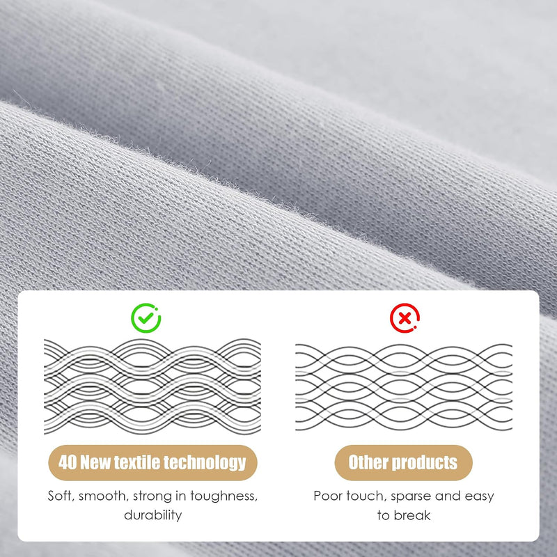 SWEET DOLPHIN 3-Pack Baby Swaddle Sleep Sacks - Newborn Swaddle Blanket with Soft Cotton - Ergonomic Wrap for Boys and Girls, 0-3 Months, Grey