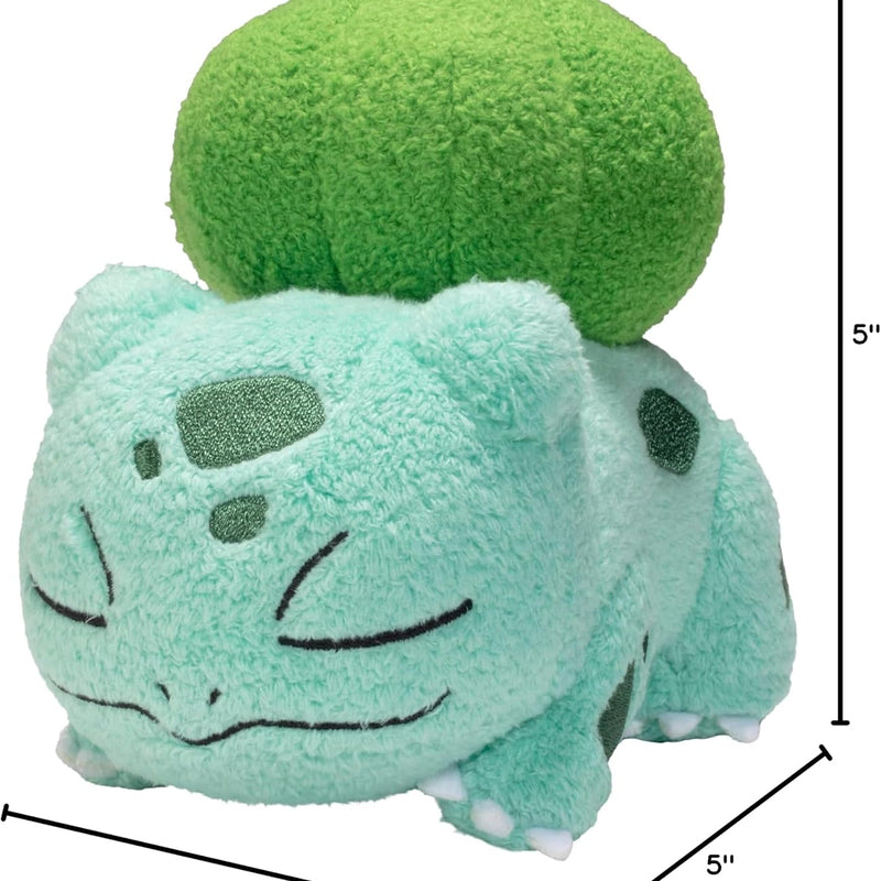 Pokémon 5" Sleeping Squirtle, Charmander, Bulbasaur Starter Plush 3-Pack - Officially Licensed - Authentic Soft Stuffed Animal Toy Figure Set - Easter Basket Stuffer Gift for Kids, Boys, Girls - 2+