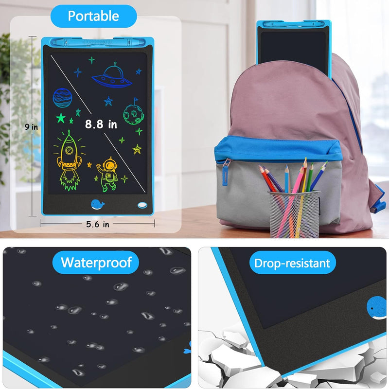 Hockvill LCD Writing Tablet for Kids, 8.8 Inch Drawing Pad for Girls Boys Ages 3-8