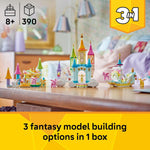 Lego creator 3 in 1 unicorn castle building toy for kids, ages 8+, 31175