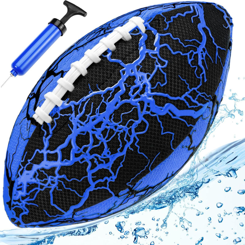 Jasonwell Waterproof Football Pool Toys - Strong Grip Soft Football for All-Weather Play Pool Games Beach Toys Water Footballs Outdoor Sports Toy Christmas Birthday Gifts for Kids Boys Teens Adults