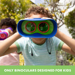 Educational Insights GeoSafari Kidnoculars - Lightweight, 2x Magnification Binoculars for Kids Ages 4-8