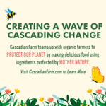 Cascadian Farm Organic Oats and Honey Granola, Resealable Pouch, 11 oz | Whole Grain Oats & Golden Honey, 35g Whole Grain, 3g Fiber, Non-GMO Verified, Great Yogurt or Hiking Snack
