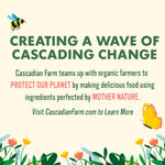 Cascadian Farm Organic Blueberry Vanilla Granola, No Added Sugar, 11 oz | 0g Added Sugar, Sweetened with Date Powder, 27g Whole Grain per Serving, Non-GMO Verified, Resealable Pouch