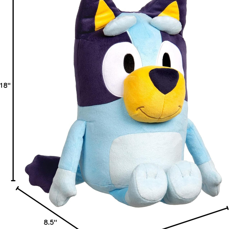 Bluey Plush Toys, Extra Large 18” Cuddle Toy for Kids, Ultra-Soft Deluxe Material Big Plushies Perfect for Show Time, Story Time & Giant Hugs
