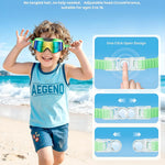 Aegend Kids Swim Goggles 2 Pack – Large Frame Anti Fog Soft Silicone Leak Proof UV Protection for Boys Girls Age 3-15