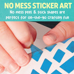 Creativity for Kids Sticker Sun Catchers Mini Craft Kit: Create 2 Suncatchers - Toddler Activities for Summer and Gifts, Arts & Crafts for Kids, Window Art for Kids (Ages 3+)