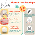 GUKCO Crab Interactive Dog Toys – Rechargeable Self-Play Toy with Motion-Activated Ball & Music Recording Modes for Small, Medium & Large Dogs, Moving Dog Toy to Keep Them Busy