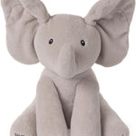 GUND Flappy the Elephant Singing Plush Toy for Babies 0 and Up, Gray, 12"