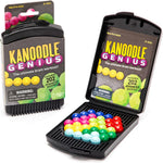 Educational Insights Kanoodle Genius 3D Brain Teaser Puzzles with 202 Advanced Challenges for Kids, Teens, and Adults, a Portable Single-Player Logic Game Enhancing Spatial Reasoning and Problem-Solving Skills.