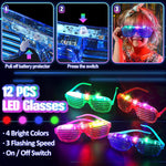 150PCS Glow Party Supplies: Glasses, Headbands, Rings, 100 Glow Sticks for Kids & Adults