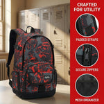 rickyh style School Backpack Travel Bag for Men & Women Lightweight College Back Pack with Laptop Compartmen