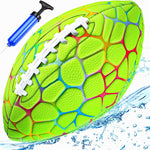 Jasonwell Pool Beach Water Football - Strong Grip Waterproof Football for All-Weather Play Pool Toys Beach Games Outdoor Sports Lake Toy Christmas Birthday Gifts for Kids Boys Teens Adults