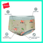 Hanes Boys' Potty Training Underwear, Light Leaks Toddler Cotton Briefs and Boxer Briefs, Multi-pack