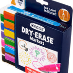 Crayola Take Note Dry Erase Markers for School (12ct) Teacher Classroom Supplies, Chisel Tip Whiteboard Markers, Must Haves
