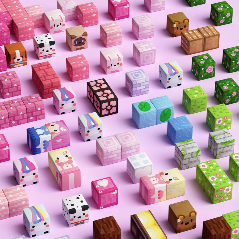 GobiDex 100PCS magnetic blocks for 3+ years old girls, STEM sensory gifts with princess theme