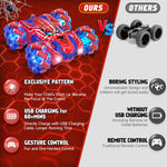 Spider Gesture Sensing Remote Control Car with 2.4GHz Hand Controlled Rechargeable RC Stunt Car