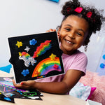 Lite Brite Classic Retro Art Toy Kit for Kids with 206 Pegs and 6 Design Templates
