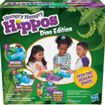 Hasbro Hungry Hungry Hippos Dino Edition Board Game for kids aged 4 and up, 2-4 players
