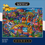 Buffalo Games Eric Dowdle Get Your Kicks on Route 66 Jigsaw Puzzle - 1000 Piece, Adult, 26.75 x 19.75 in - Puzzles for Adults - Includes Reference Poster - Relaxing Game Night Activity