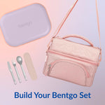 Bentgo Chill Max Leak-Proof XL Lunch Box - Included Ice Pack Keeps Food Cold; 5-Cup Capacity for Adults & Ages 8+, 3 or 4 Compartment Bento Box, BPA-Free, Dishwasher Safe (Lavender & Peach Blossom)