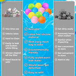 Tlitlimom 16Pcs Reusable Water Bomb Balloons, Pool Beach Toys for Kids ages 3-12, Summer Toy Water Toy for and Girls, Outdoor Activities Water Games Toys Self Sealing Water Splash Ball for Fun
