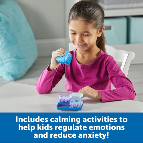 Learning Resources Cool Down Cubes Sensory Fidget Toys - Quiet Fidgets for Kids, Toddlers, and Adults - Calming Corner Items for Classroom or Home, Small Tactile Tools for Play, Focus, and Travel