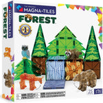 MAGNA-TILES Forest Animals 25-Piece Magnetic Construction Set, The ORIGINAL Magnetic Building Brand