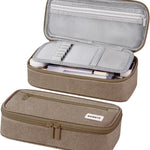 WEMATE Pencil Case, Large Storage Organizer, Makeup Bag, Teacher Must - have, Big Pencil Pouch, Marker Case for College