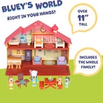 Bluey Toy House Mega Bundle Family Home & BBQ Playhouse Toys, Bingo, Bandit, Chilli, Kids Doll House Playset for Toddlers 3-5, Amazon Exclusive