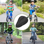Zacro Gel Kids Bike Seat Cover, Anti-Slip Child Bicycle Saddle, 9x6 inches, Soft Memory Foam, Reflective Strip